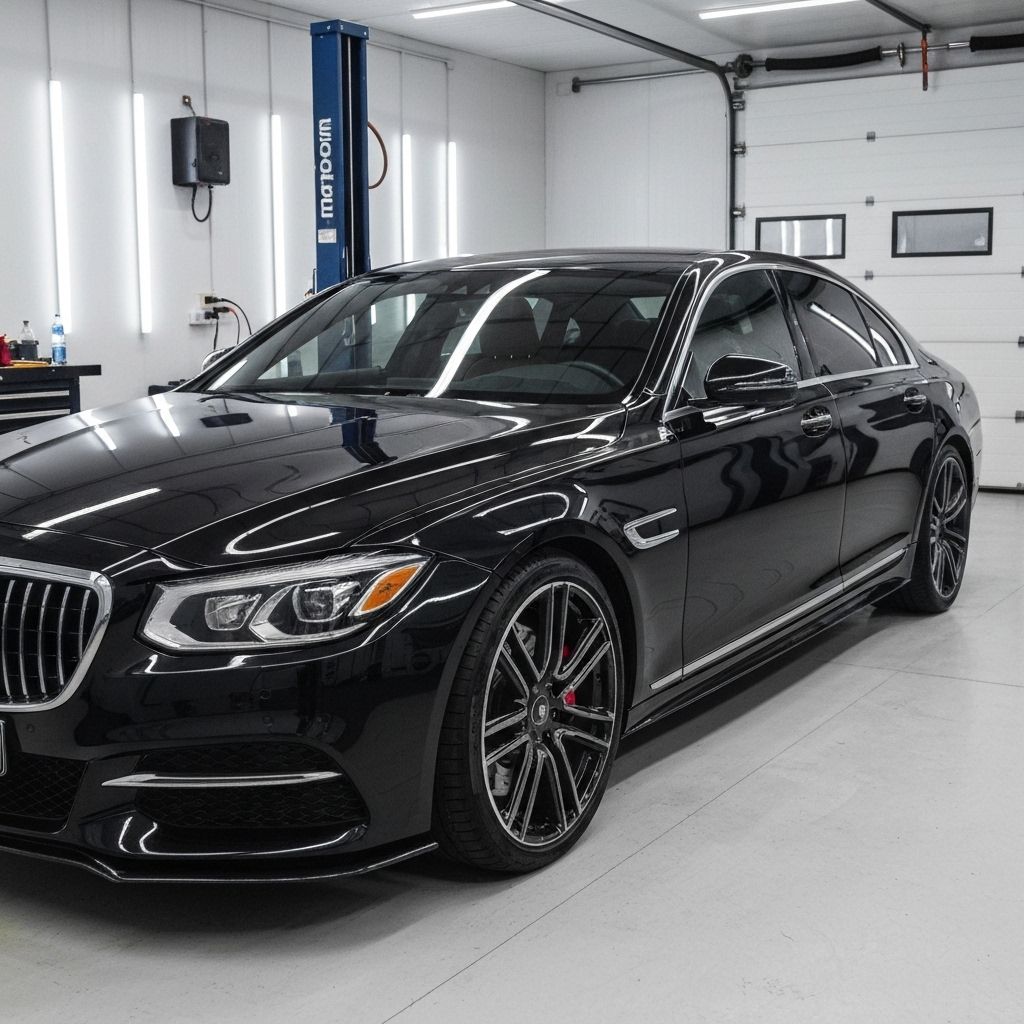 Car in garage